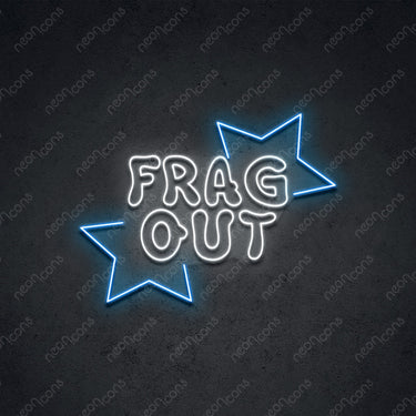 'Frag Out' Neon Sign by Neon Icons